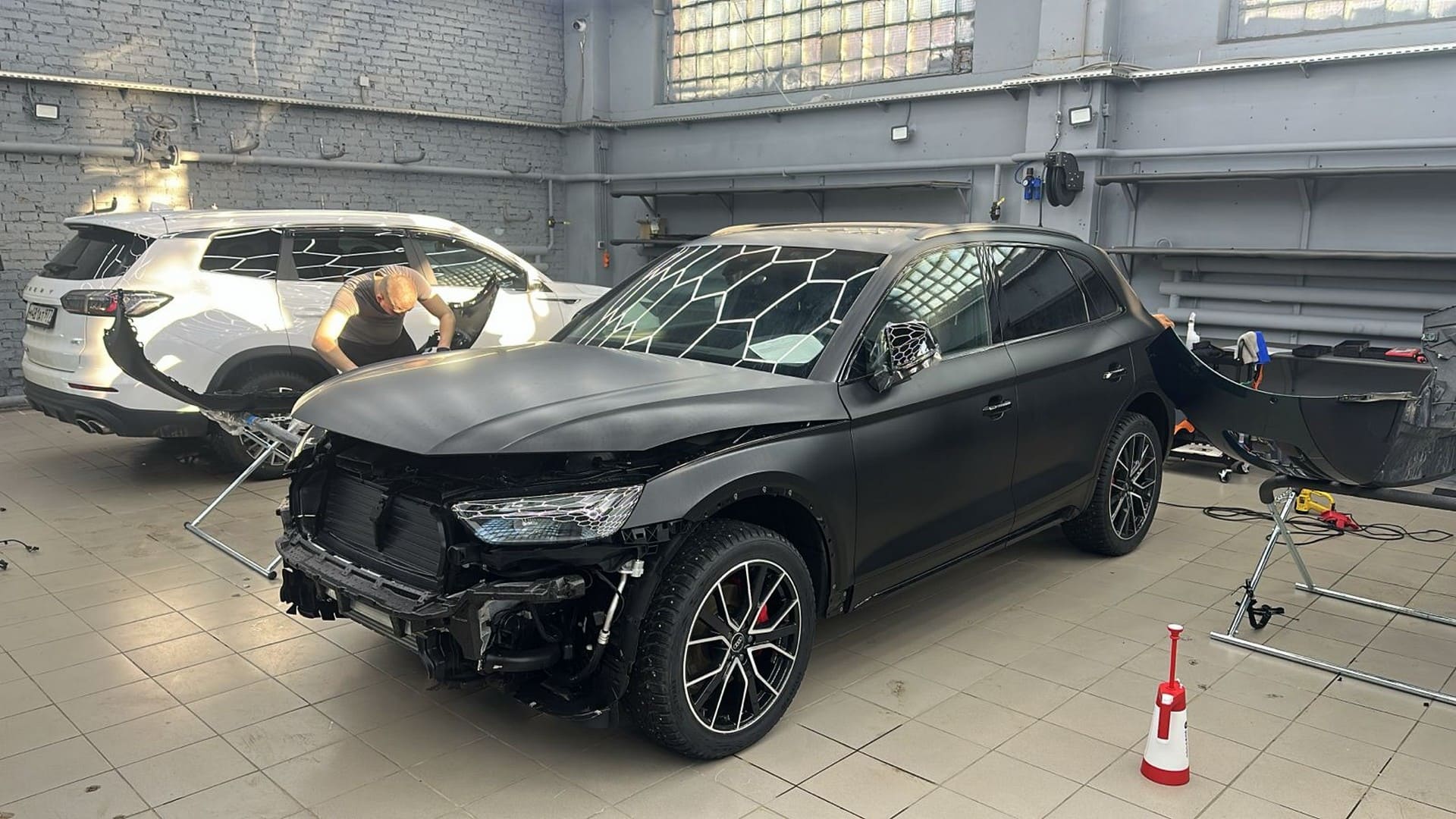 Audi Q5 Антигравийная защита