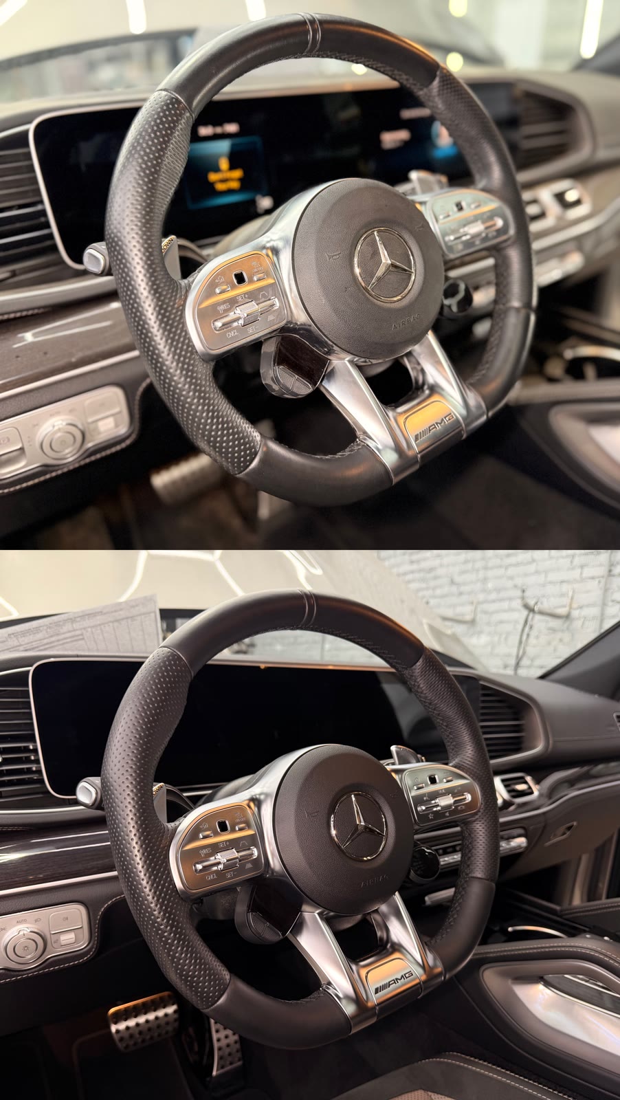 Комплексное восстановление Mercedes-Benz GLE 53 AMG после доставки из США
