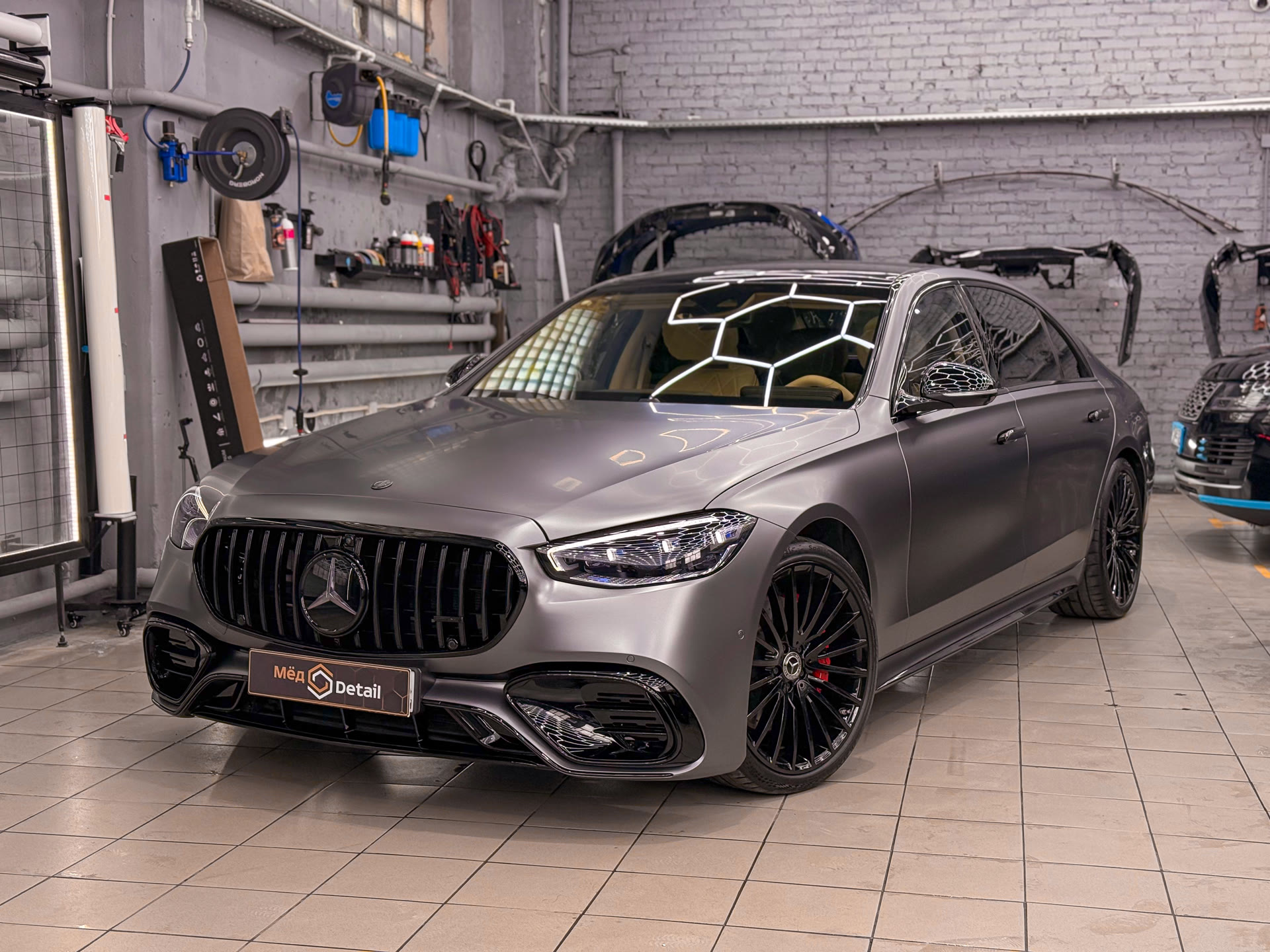 Преображение Mercedes-Benz S-Class W223 в стиле Mercedes-AMG S 63