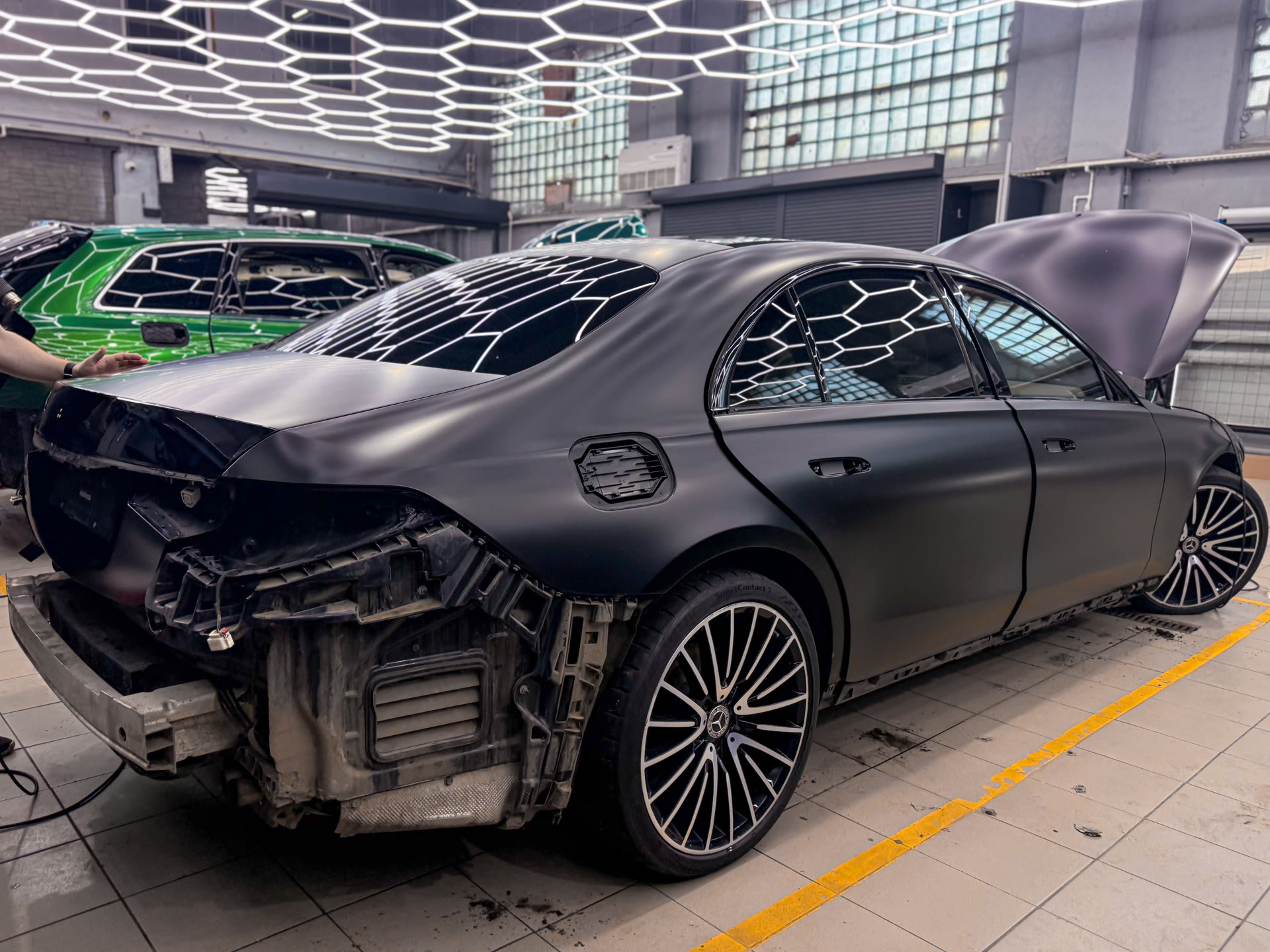 Преображение Mercedes-Benz S-Class W223 в стиле Mercedes-AMG S 63