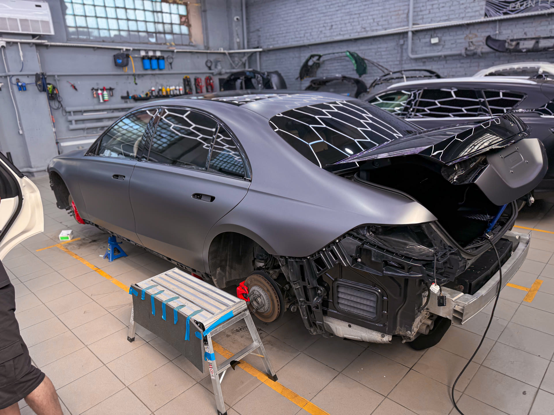 Преображение Mercedes-Benz S-Class W223 в стиле Mercedes-AMG S 63