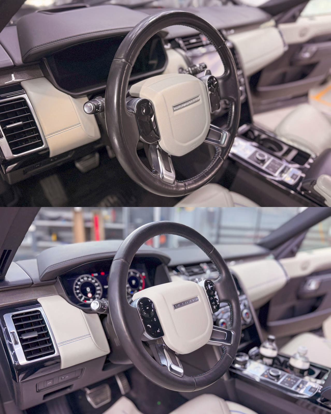 Химчистка и полировка Land Rover Discovery 5 — после защиты глянцевых элементов, кадр 10