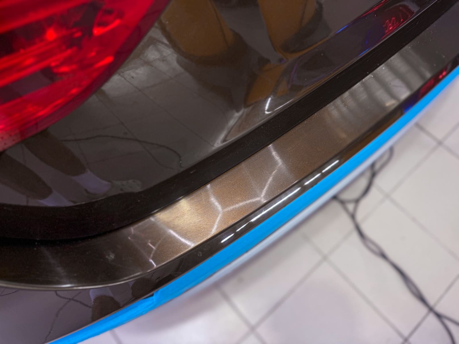 Полировка и химчистка BMW X1 — после защиты глянцевых элементов, кадр 7